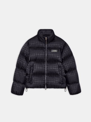 MA QUAD JACQUARD DOWN JACKET - Black - AMIRI