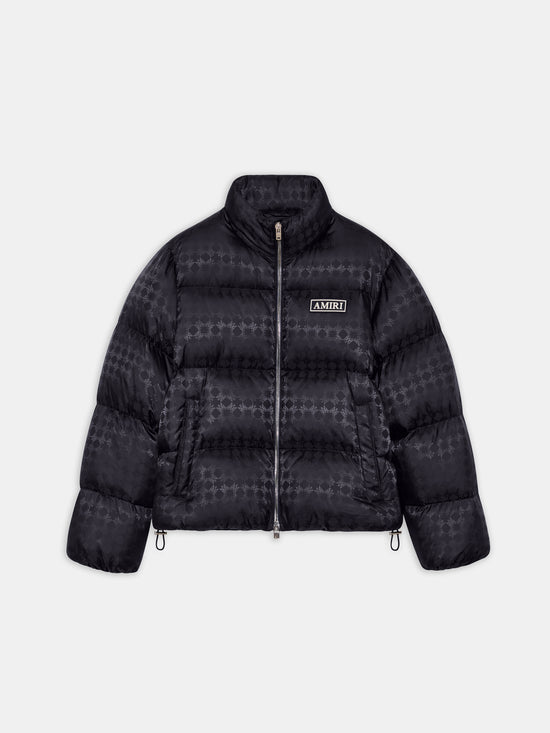 MA QUAD JACQUARD DOWN JACKET - Black - AMIRI