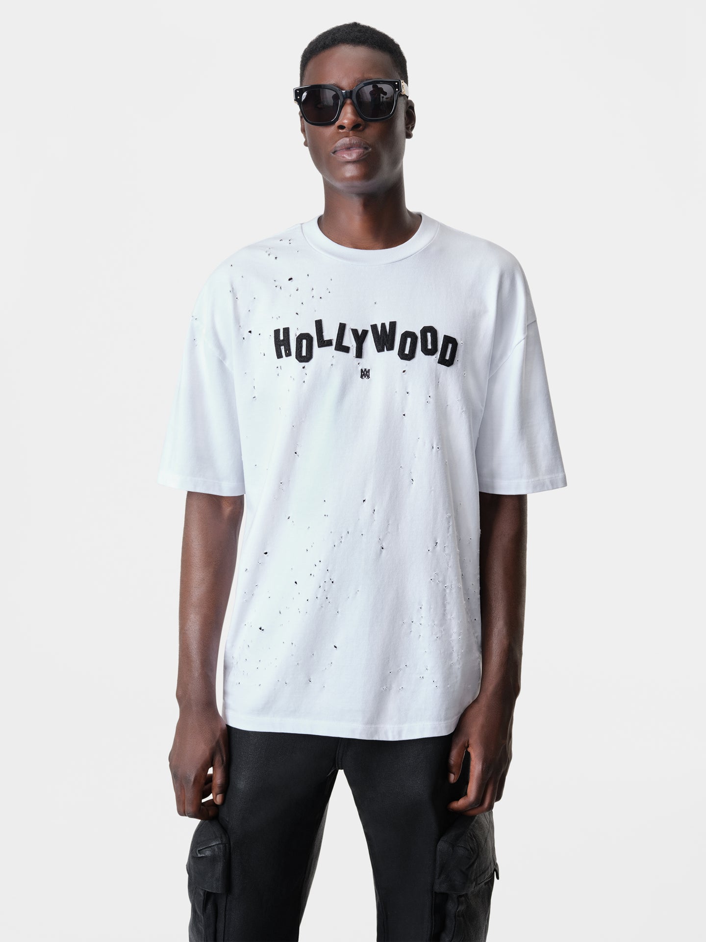 HOLLYWOOD SHOTGUN OVERSIZED TEE - White