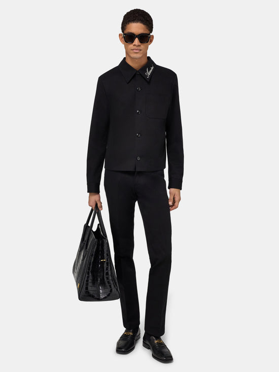 TWILL BOOTCUT PANT - Black - AMIRI
