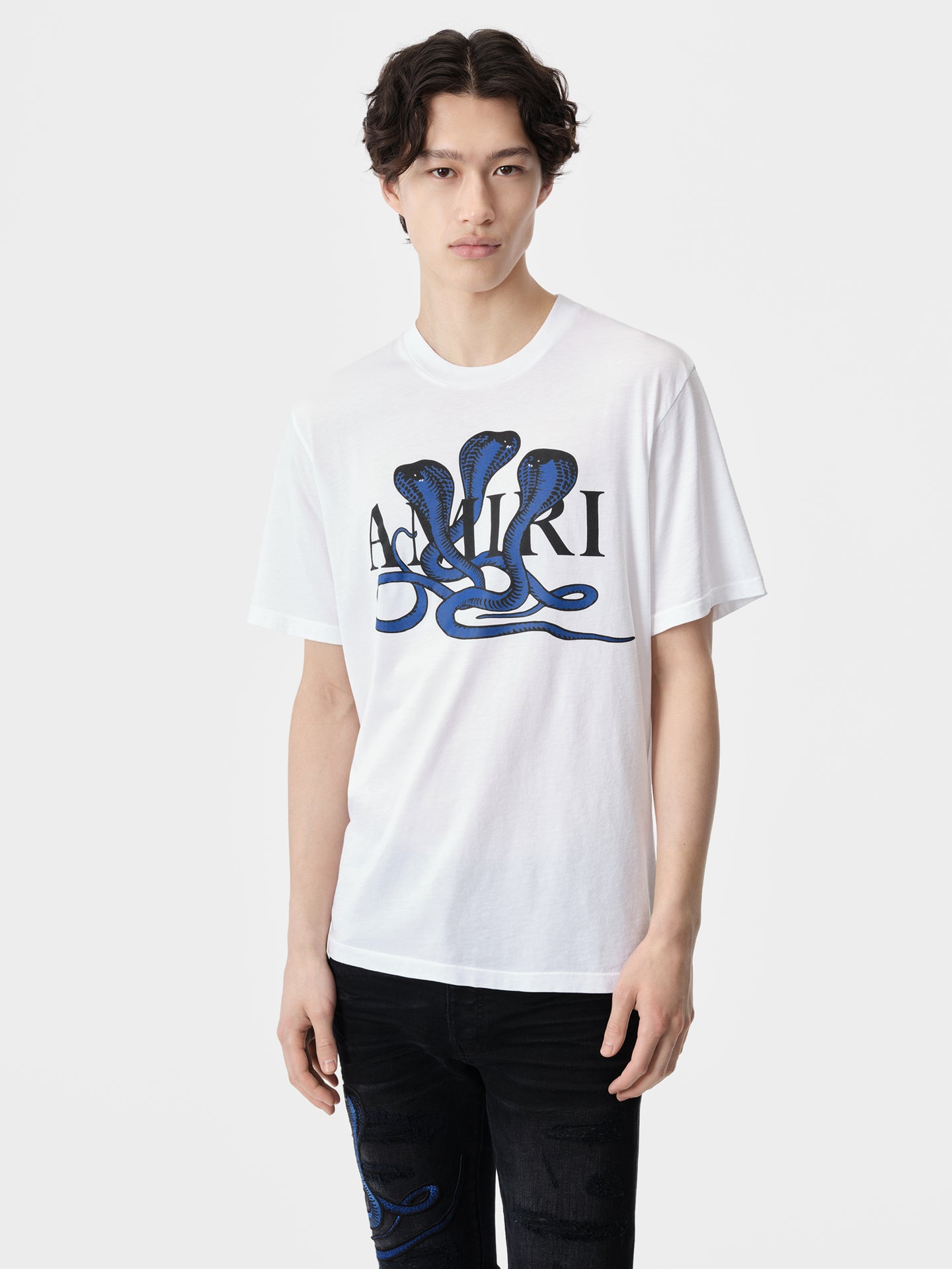 POISON TEE - White Blue