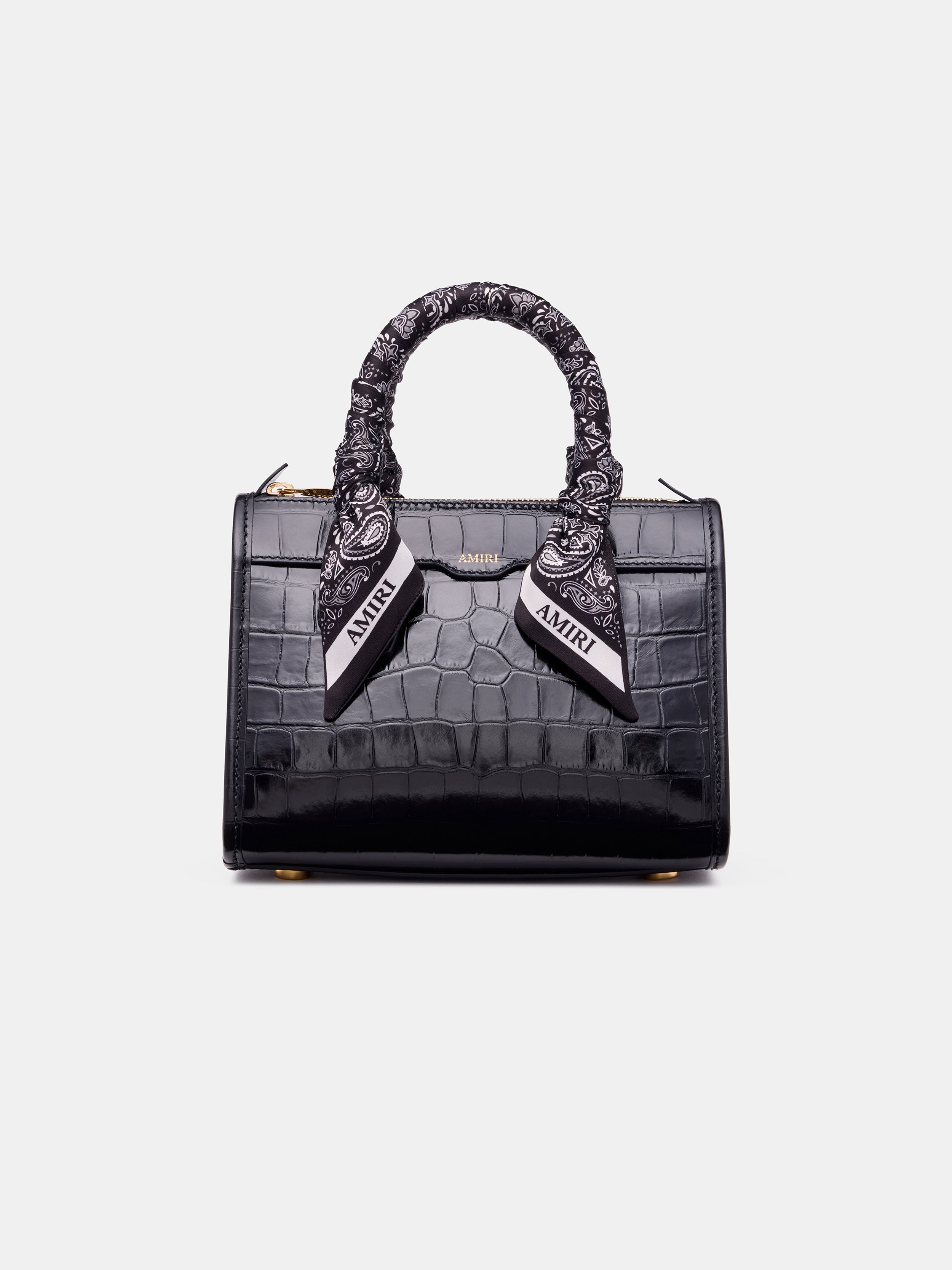 Product WOMEN - WOMEN'S CROC MICRO TRIANGLE BAG - BLACK featured image