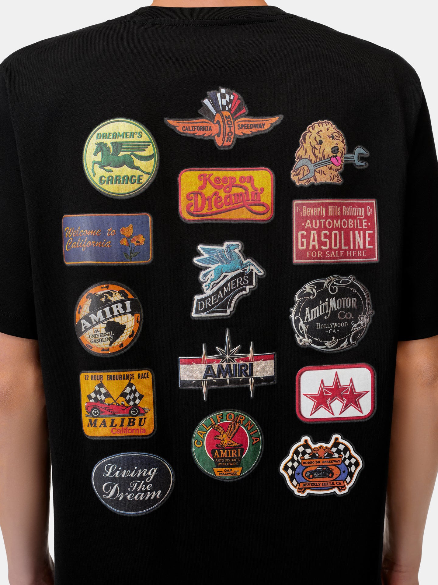STATION PATCH TEE - Black - AMIRI