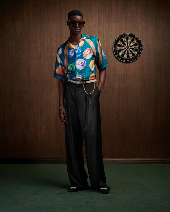 BILLIARDS BOWLING SHIRT - Evergreen