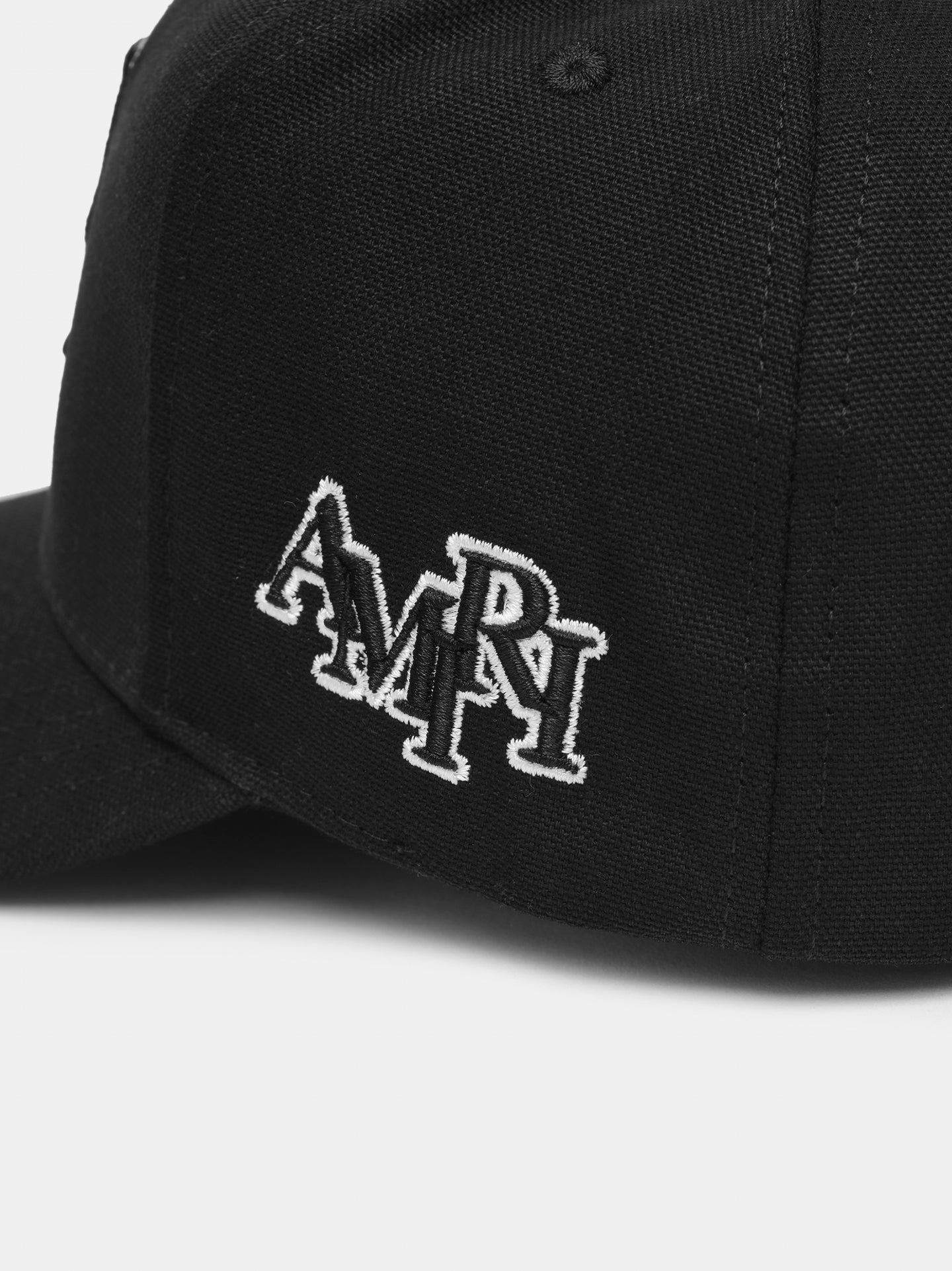 MA STAGGERED AMIRI FULL CANVAS HAT - Black Black
