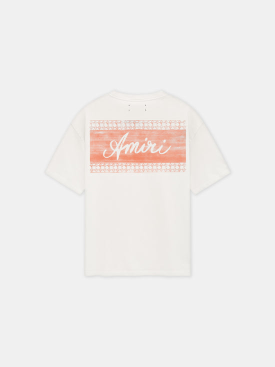 AMIRI BOX SCRIPT TEE - Malibu Peach - AMIRI