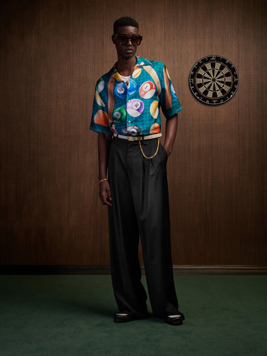 BILLIARDS BOWLING SHIRT - Evergreen