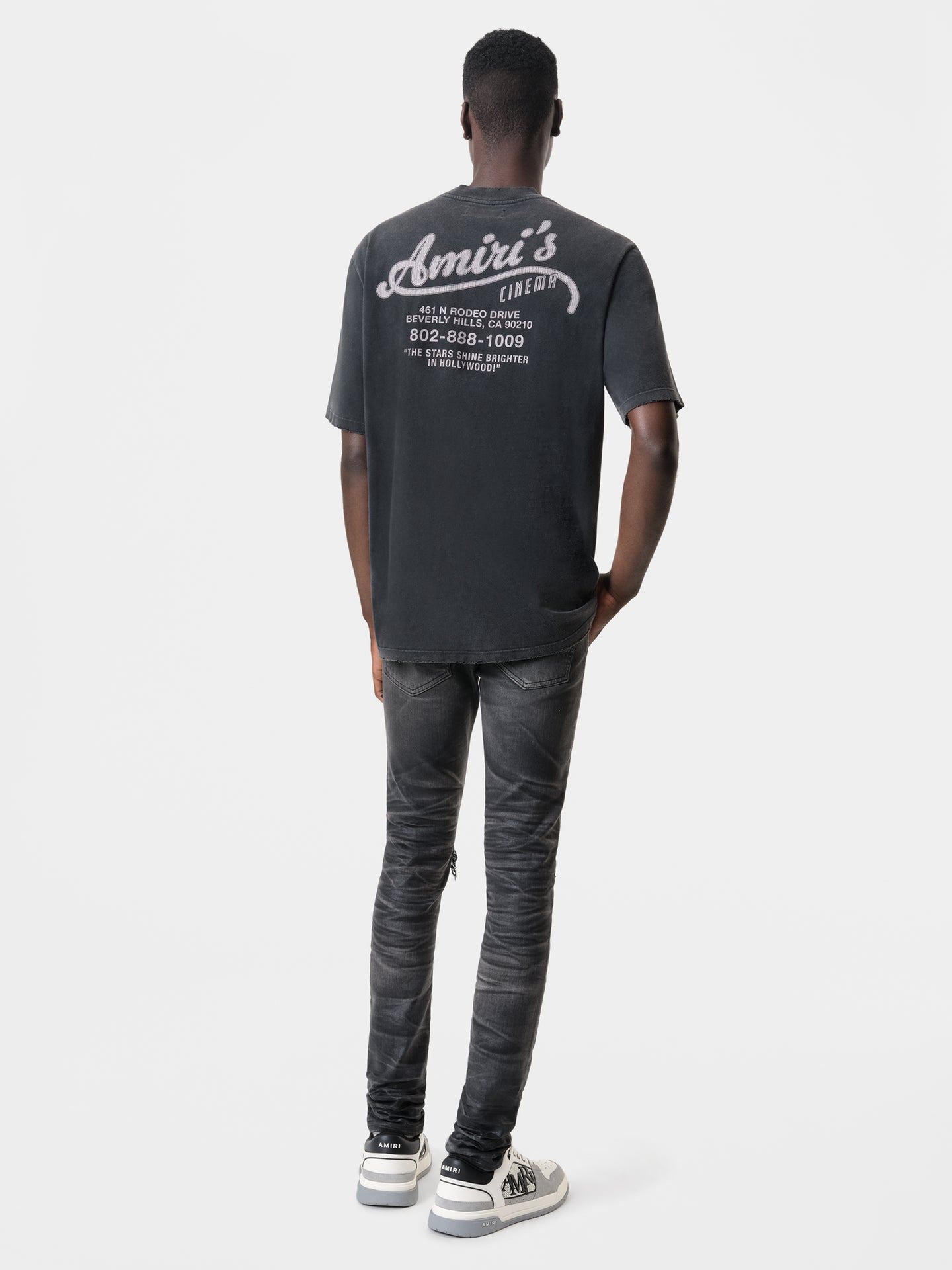 WAXED TONAL MX1 JEAN - Waxed Faded Black