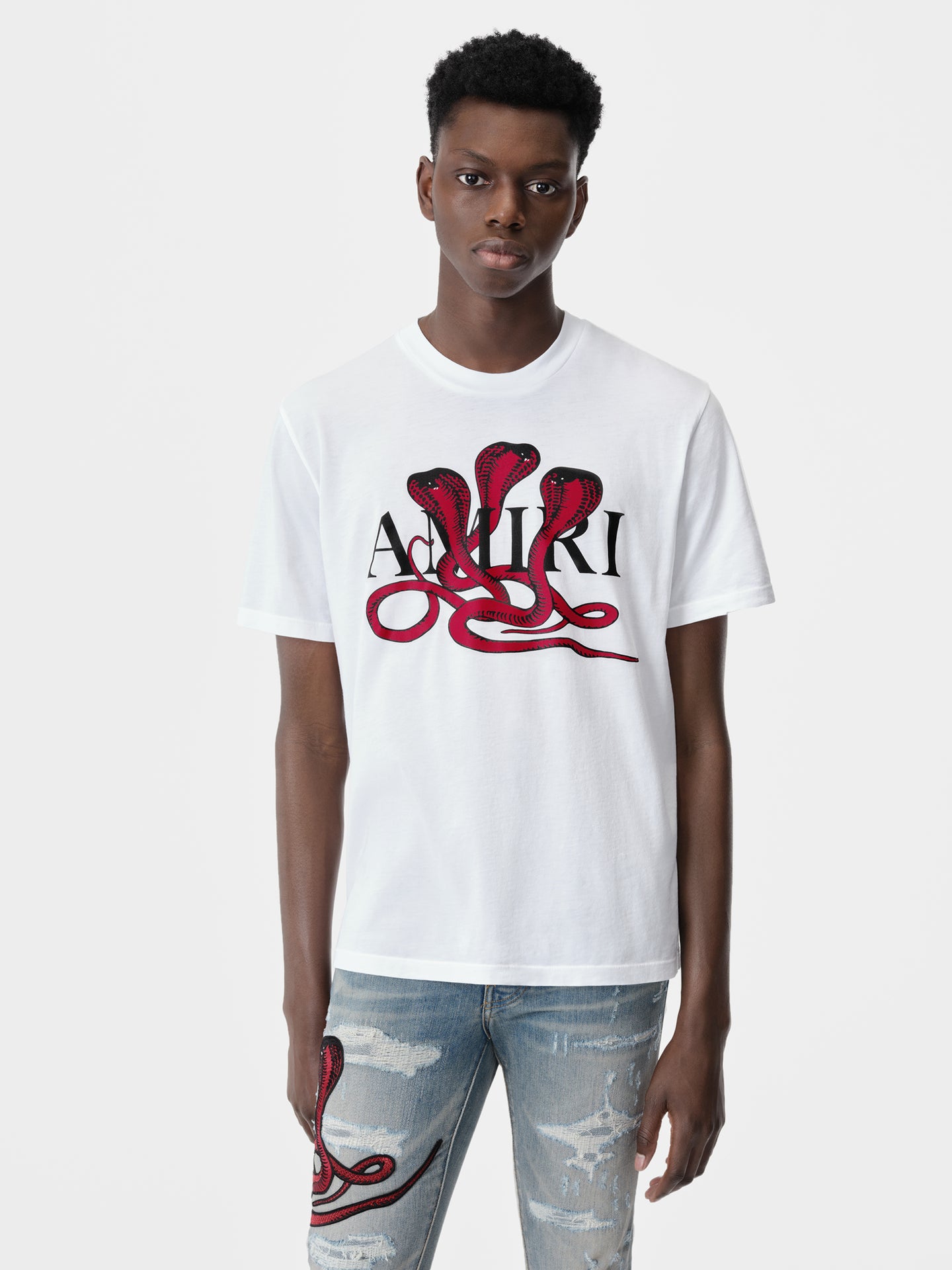 POISON TEE - White Red