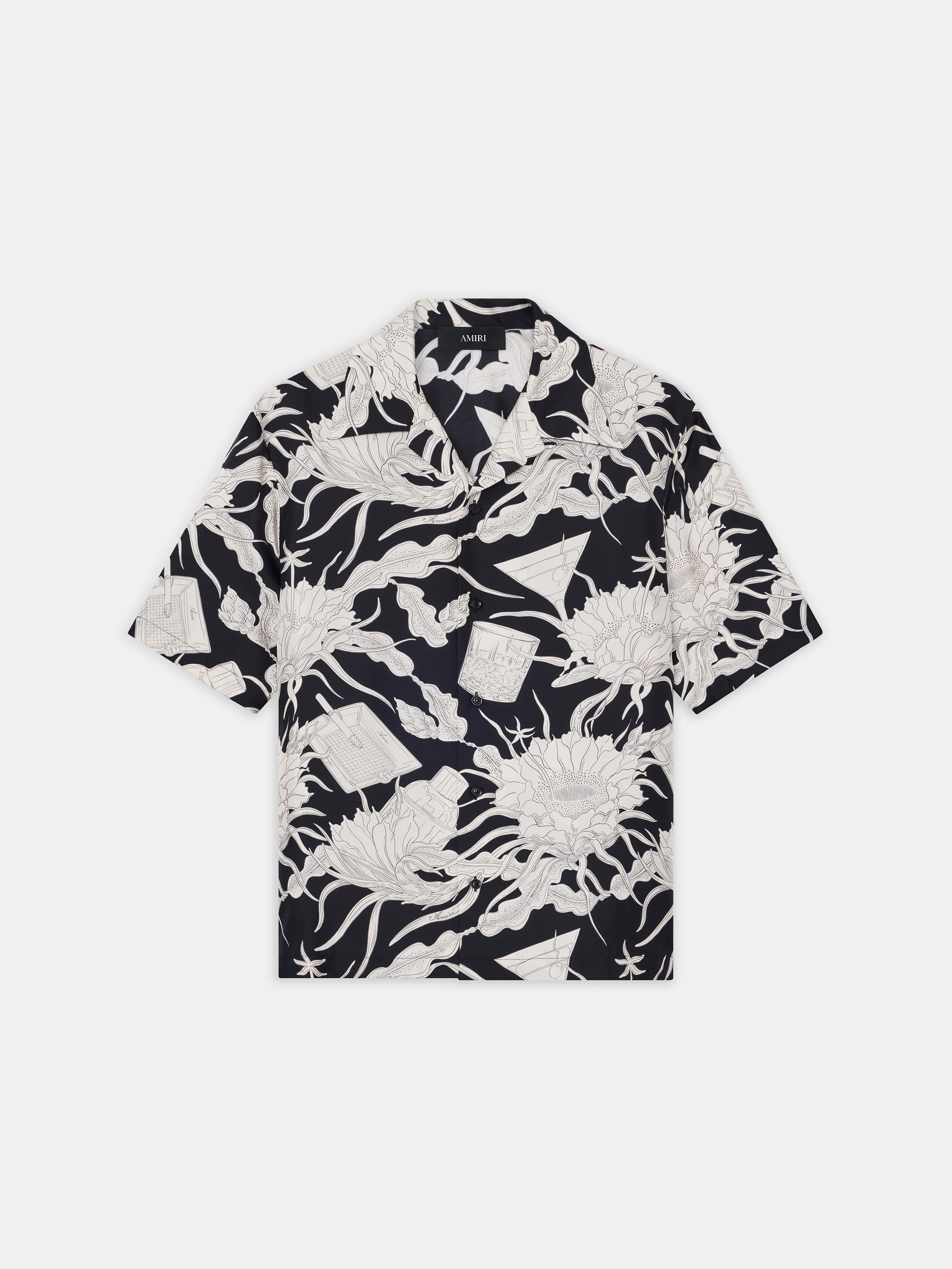Product FLORAL BOWLING SHIRT - BLACK featured image