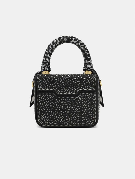 WOMEN - WOMEN'S CRYSTAL MICRO MA BAG - Black - AMIRI