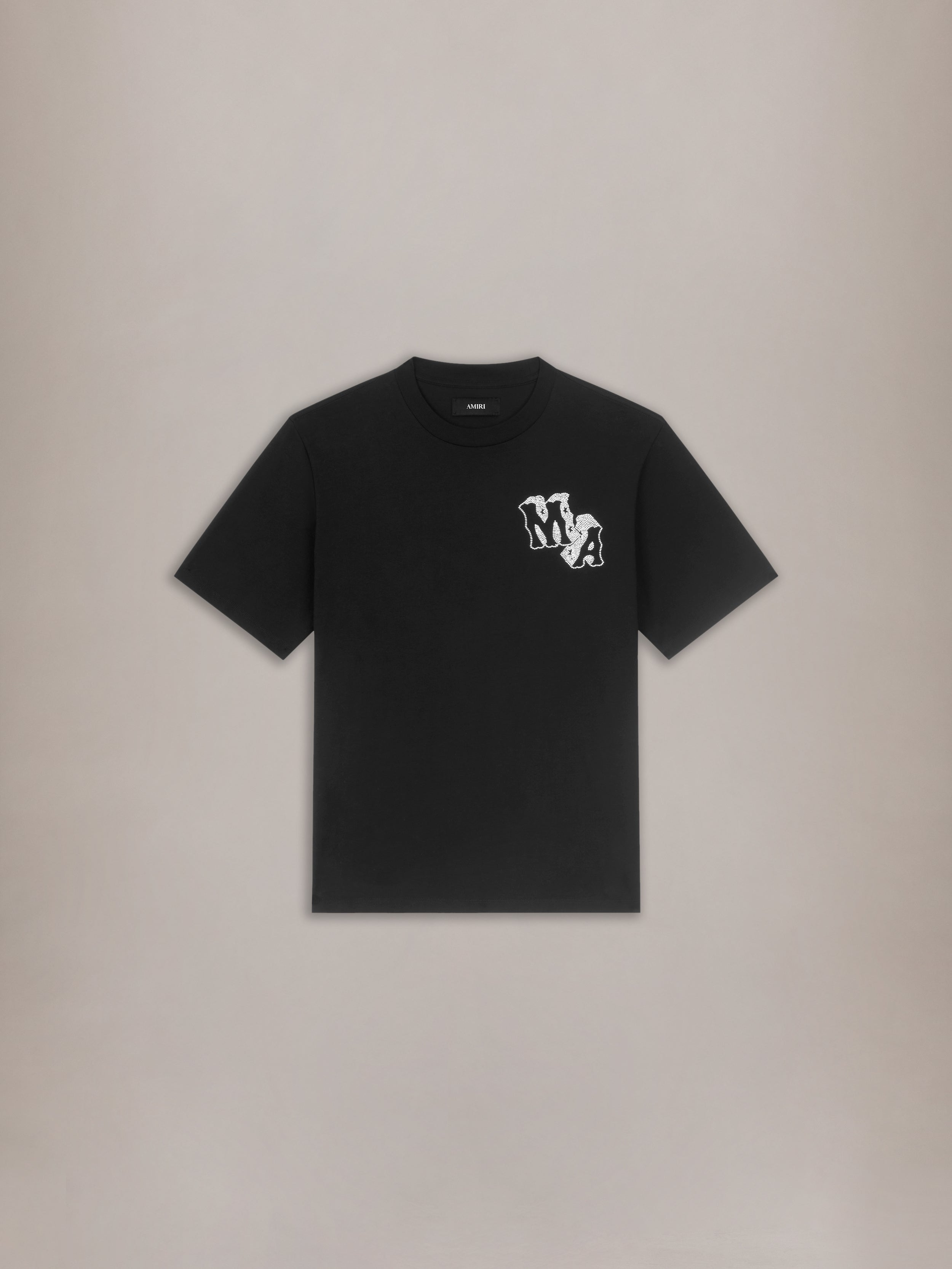 AMERICAN DREAM CRYSTAL OVERSIZED TEE - Black