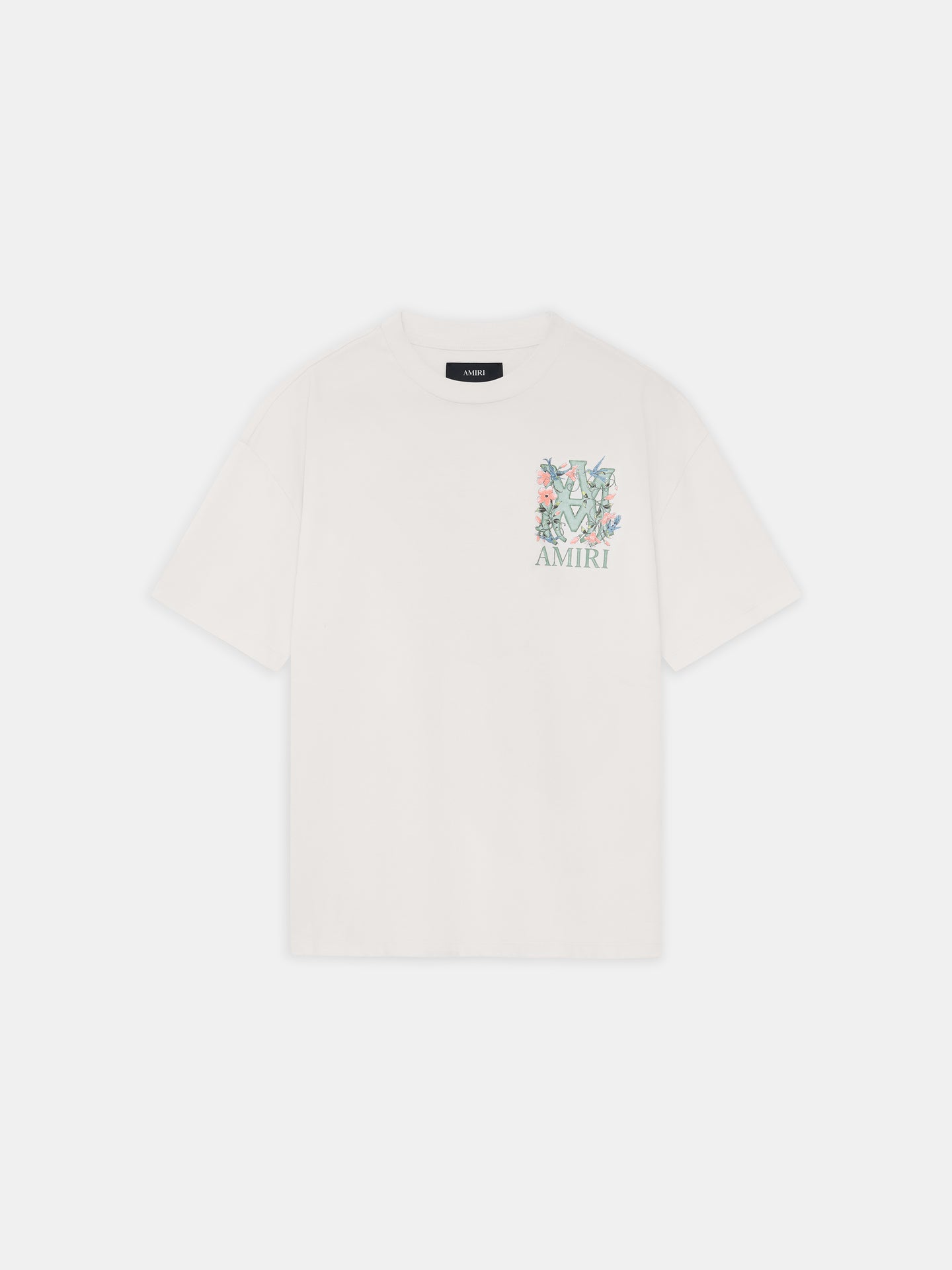 MA FLORAL OVERSIZED TEE - Ivory - AMIRI