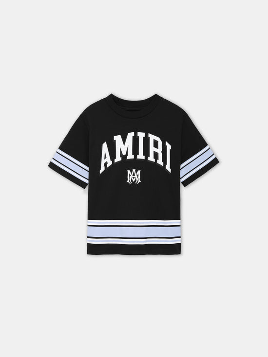 KIDS - KIDS' AMIRI STRIPE TEE - Black