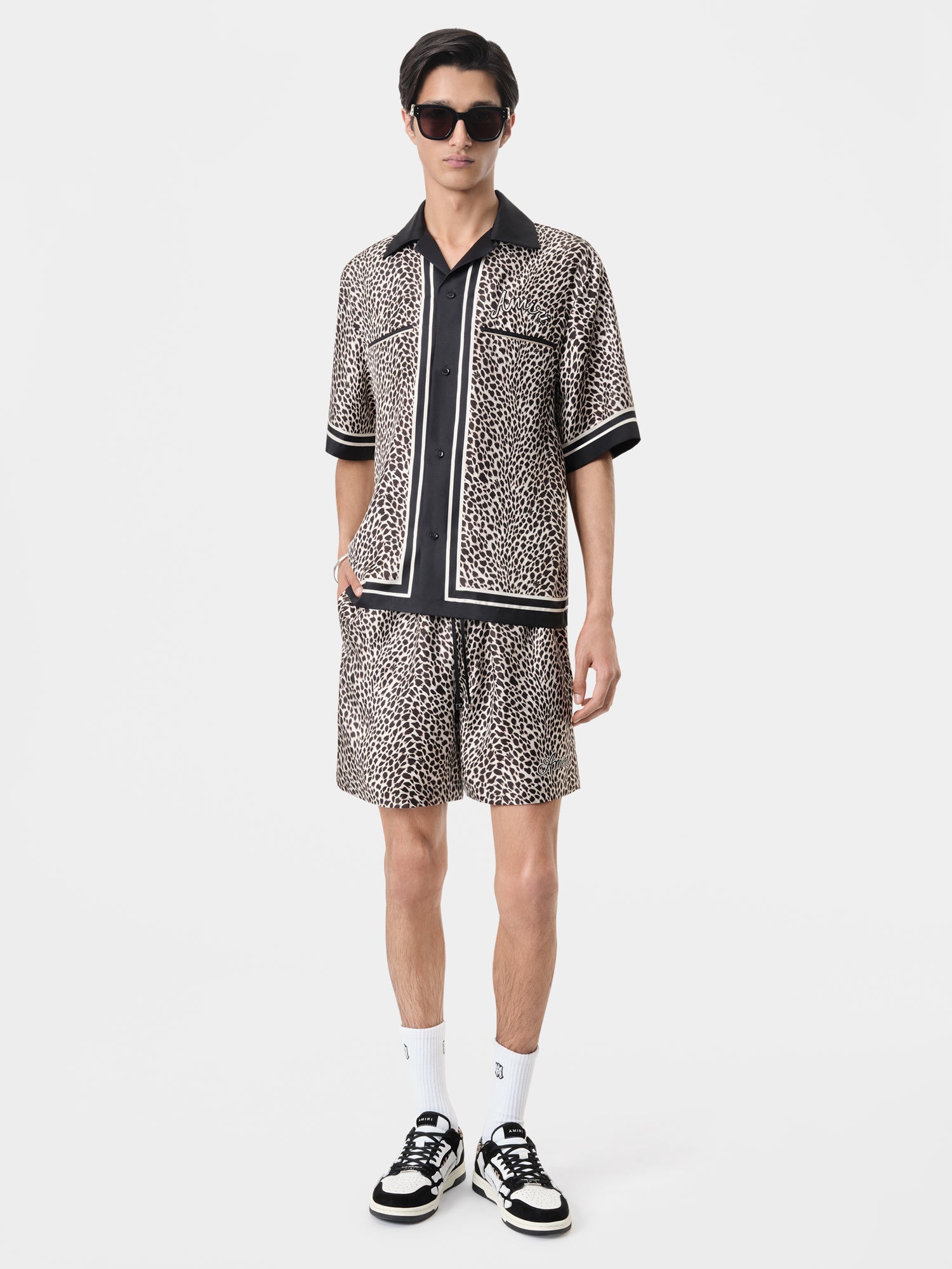 Product MA LEOPARD BOWLING SHIRT - Black Birch featured image