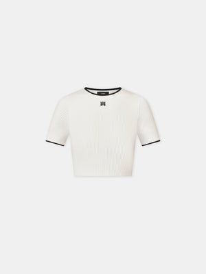 WOMEN - WOMEN'S MA BABY TEE - Ivory - AMIRI