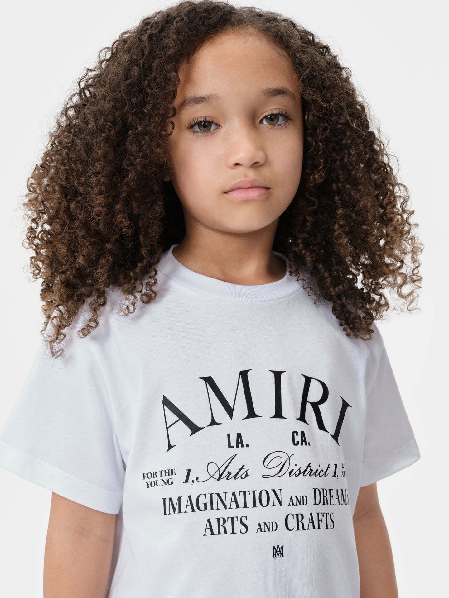 KIDS - KIDS' AMIRI ARTS DISTRICT TEE - White