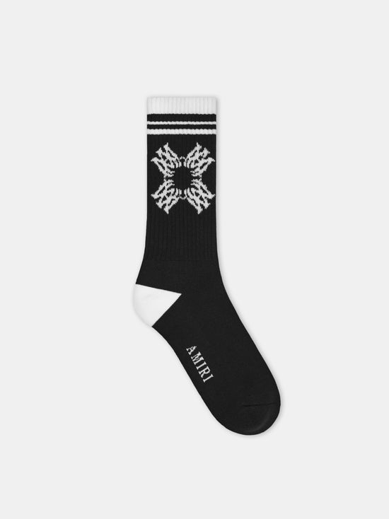 MA QUAD SOCK - Black White