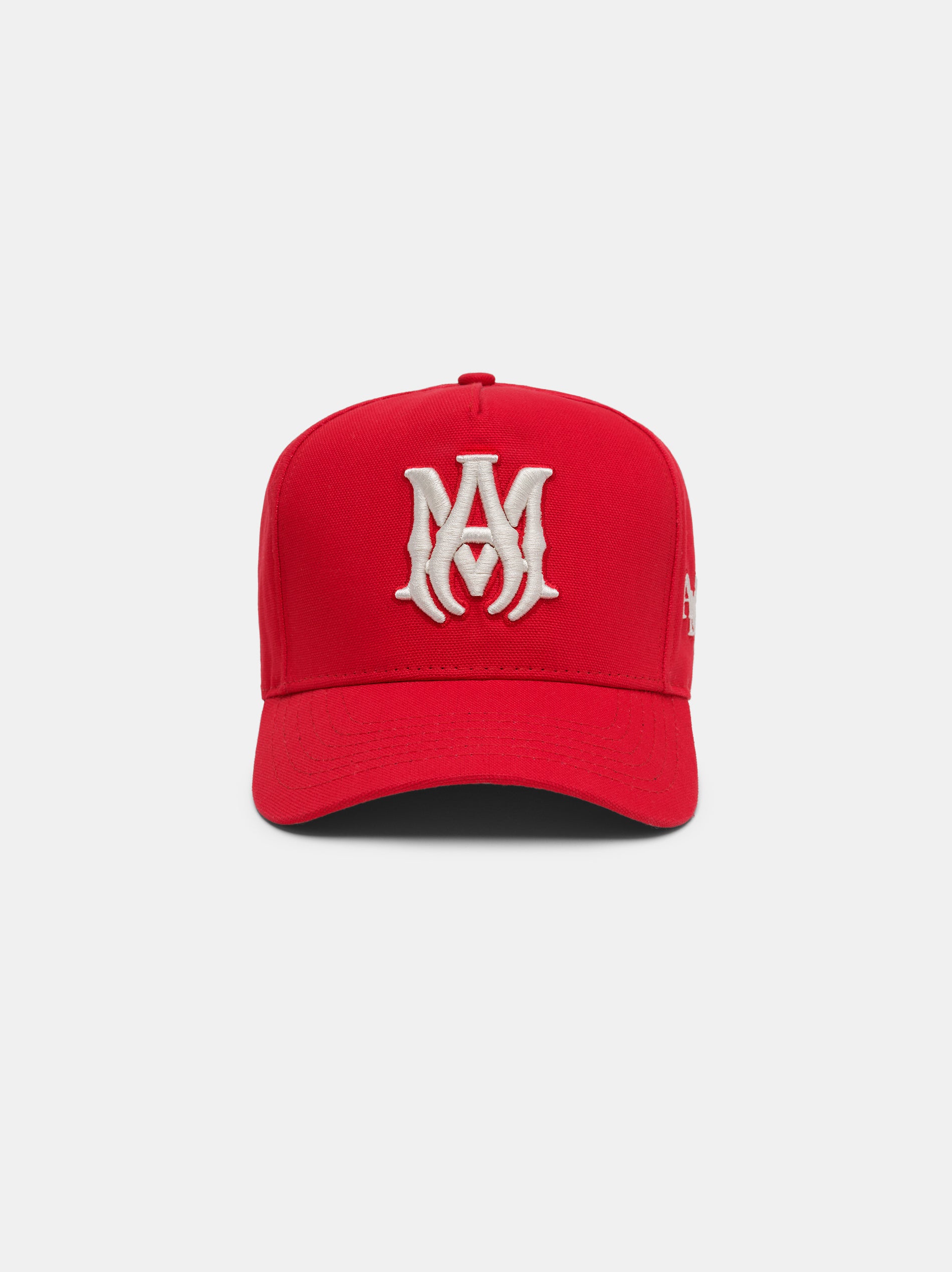 Product MA STAGGERED AMIRI FULL CANVAS HAT - Red featured image