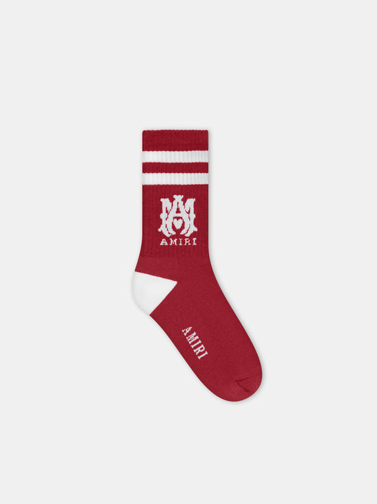 KIDS - KIDS' MA STRIPE SOCKS - Varsity Red