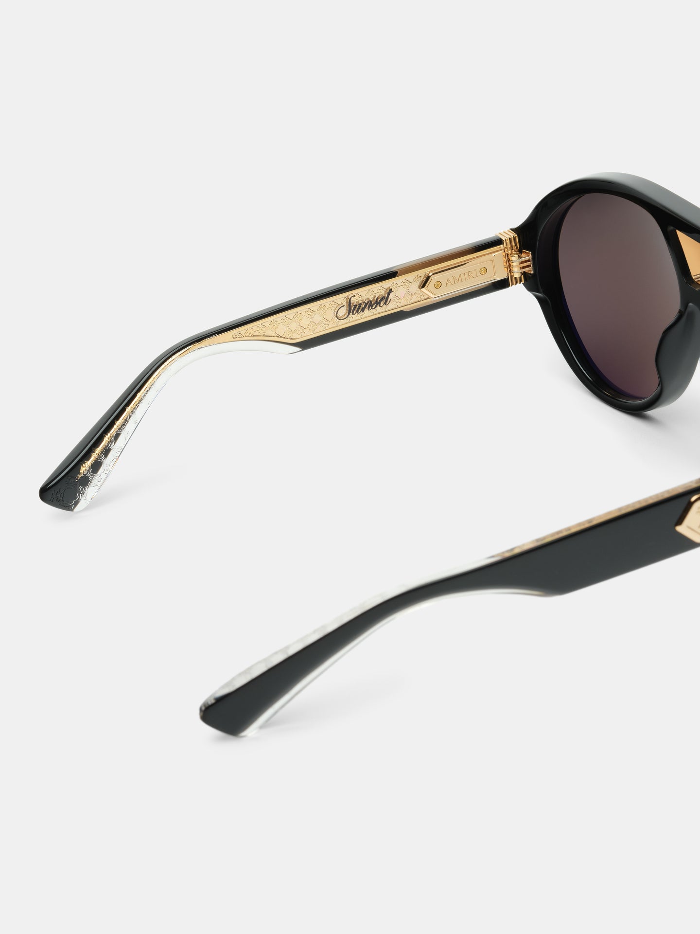 SUNSET SUNGLASSES - Black - AMIRI