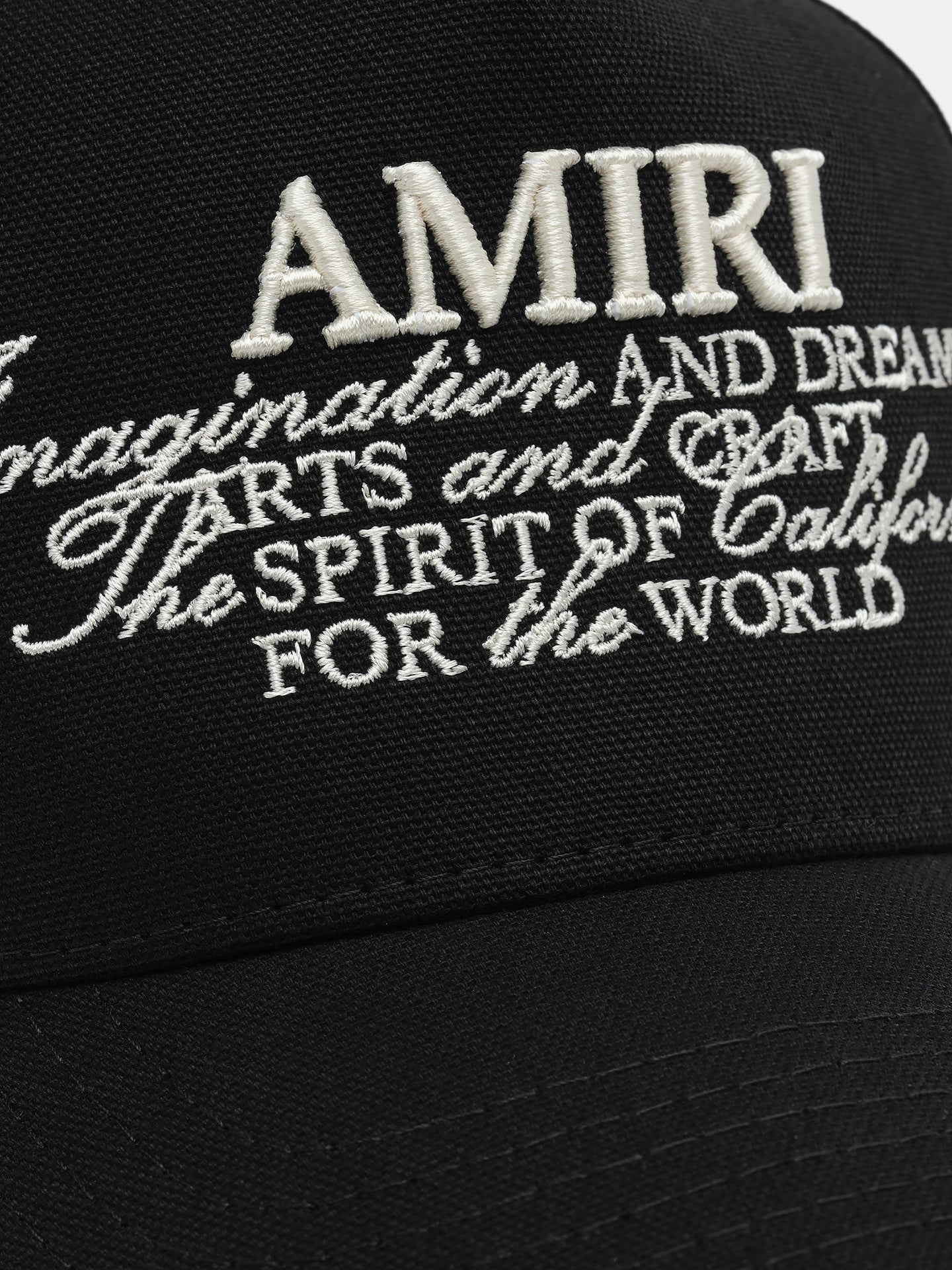 AMIRI SPIRIT HAT - Black - AMIRI
