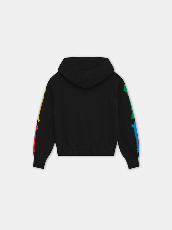 KIDS - KIDS' BONES HOODIE - Black