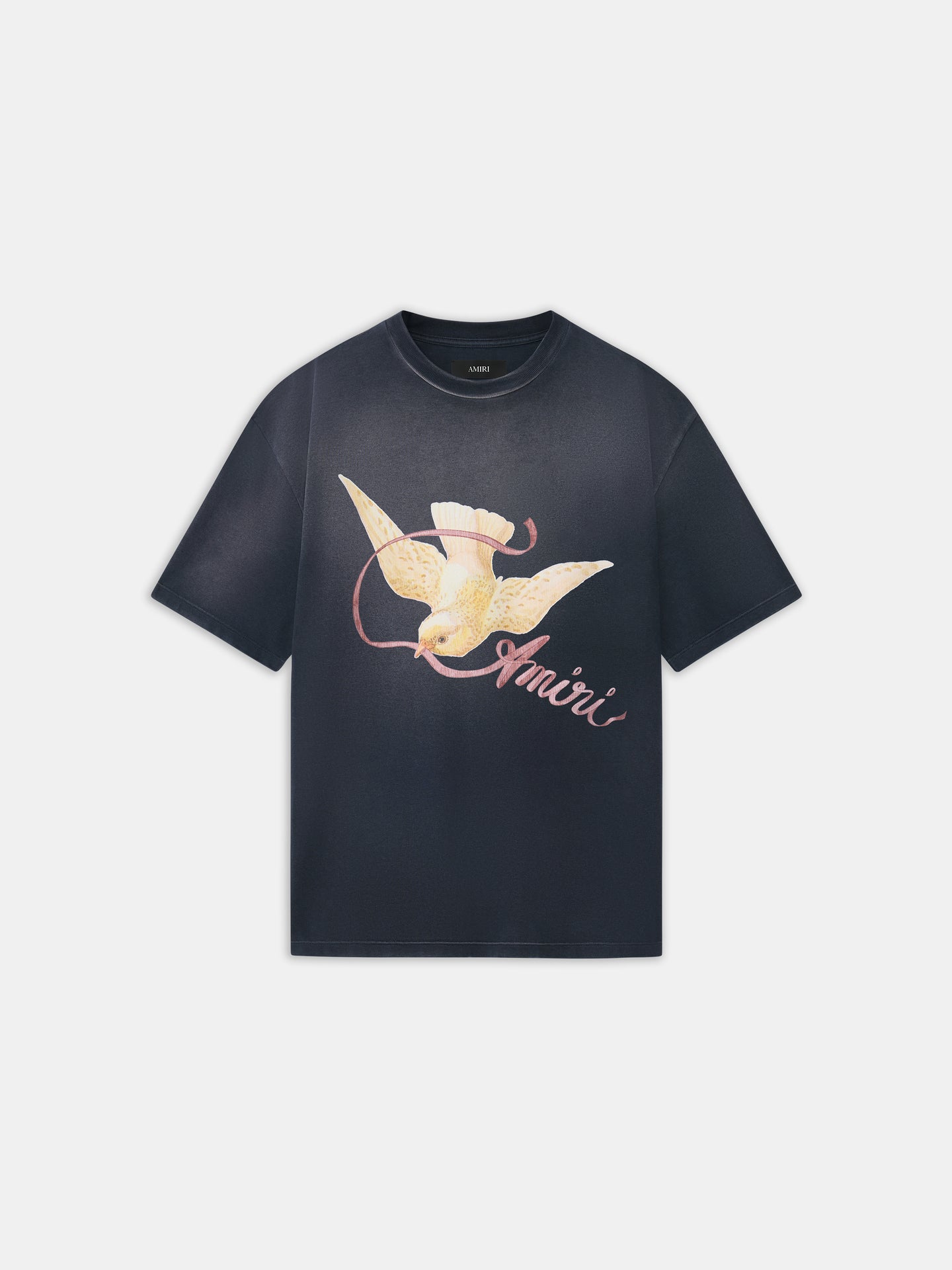 AMIRI RIBBON OVERSIZED TEE - Black - AMIRI