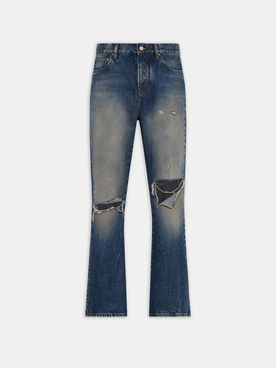 SLASHED BOOT CUT JEAN - Denim Lapis - AMIRI