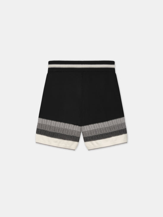 MA STRIPED SHORT - BLACK - AMIRI