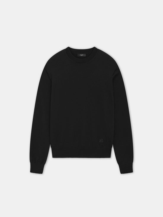 LONG SLEEVE CREW-BLACK