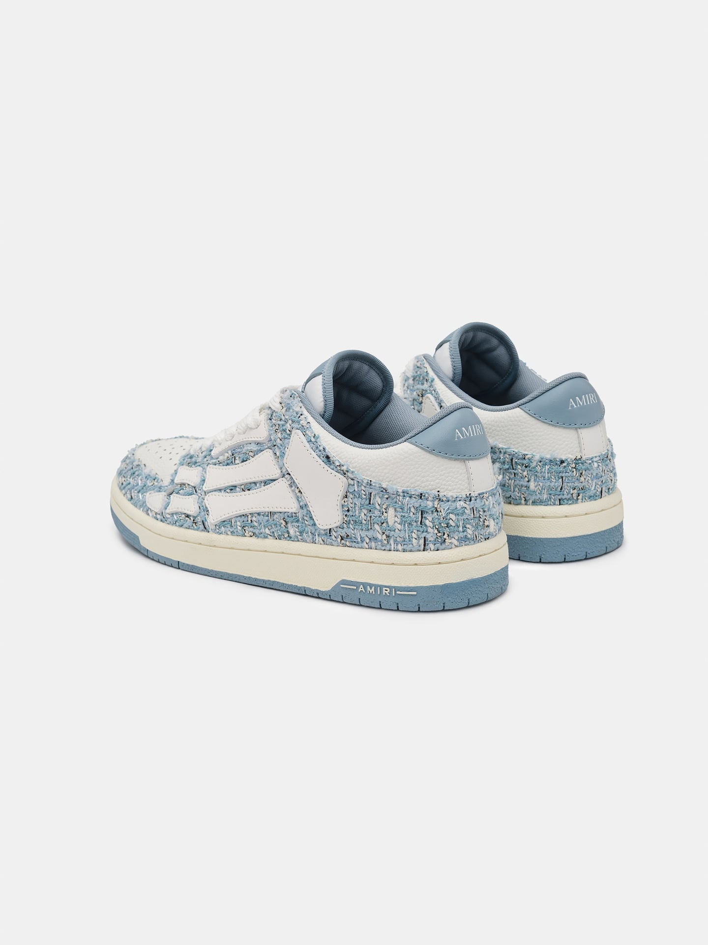 WOMEN - WOMEN'S BOUCLE SKEL TOP LOW - Ashley Blue - AMIRI