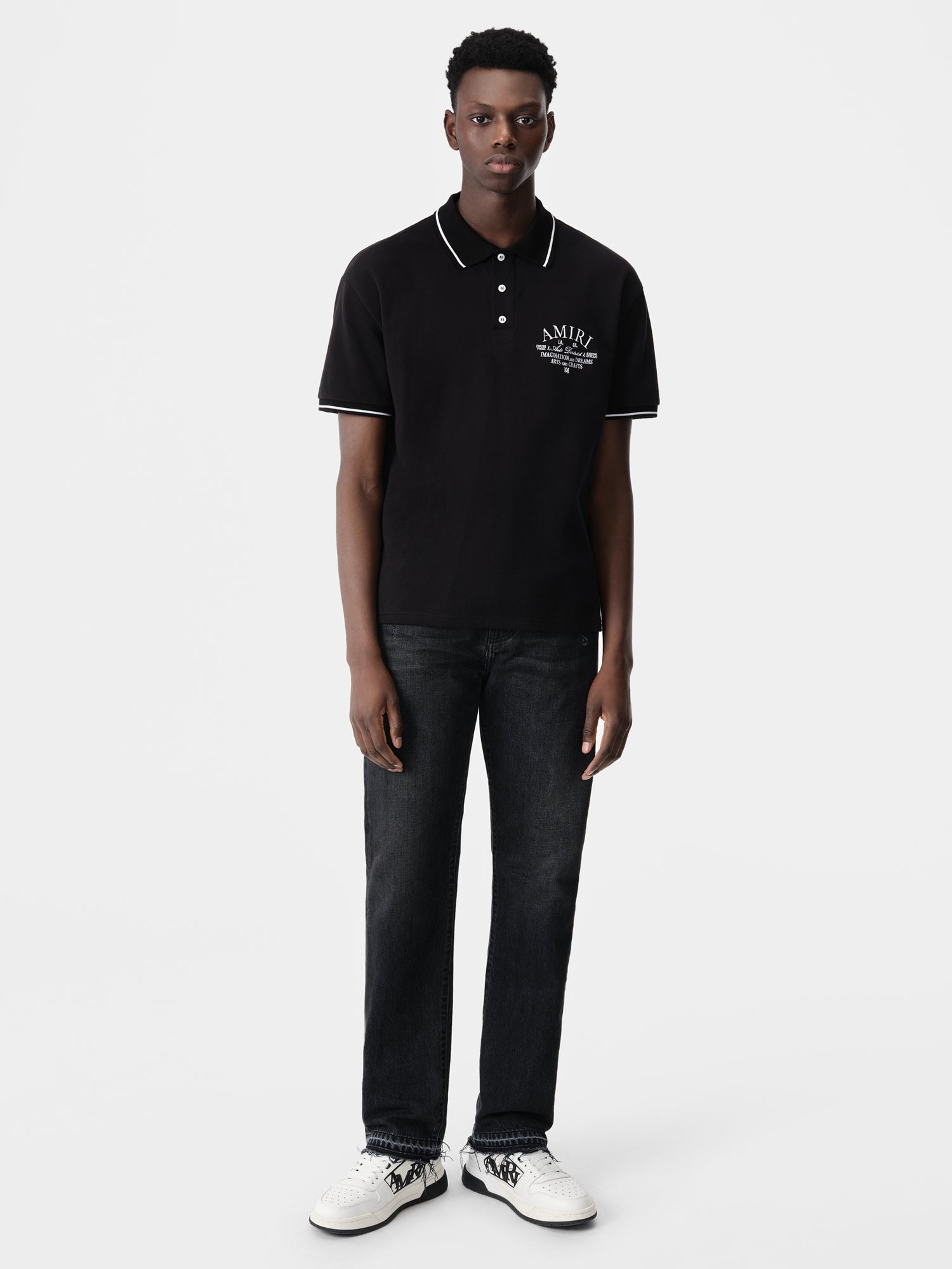 Product AMIRI ARTS DISTRICT POLO - Black featured image