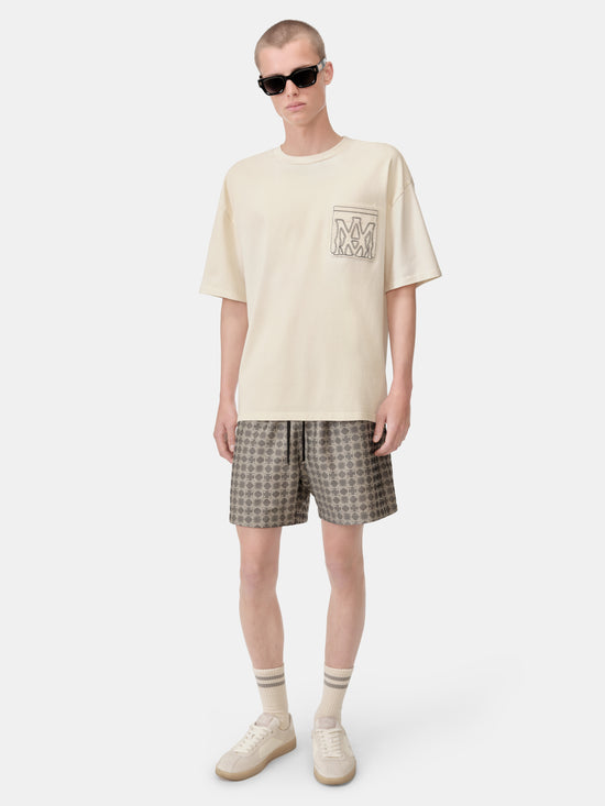 MA OUTLINE OVERSIZED TEE - Ivory - AMIRI