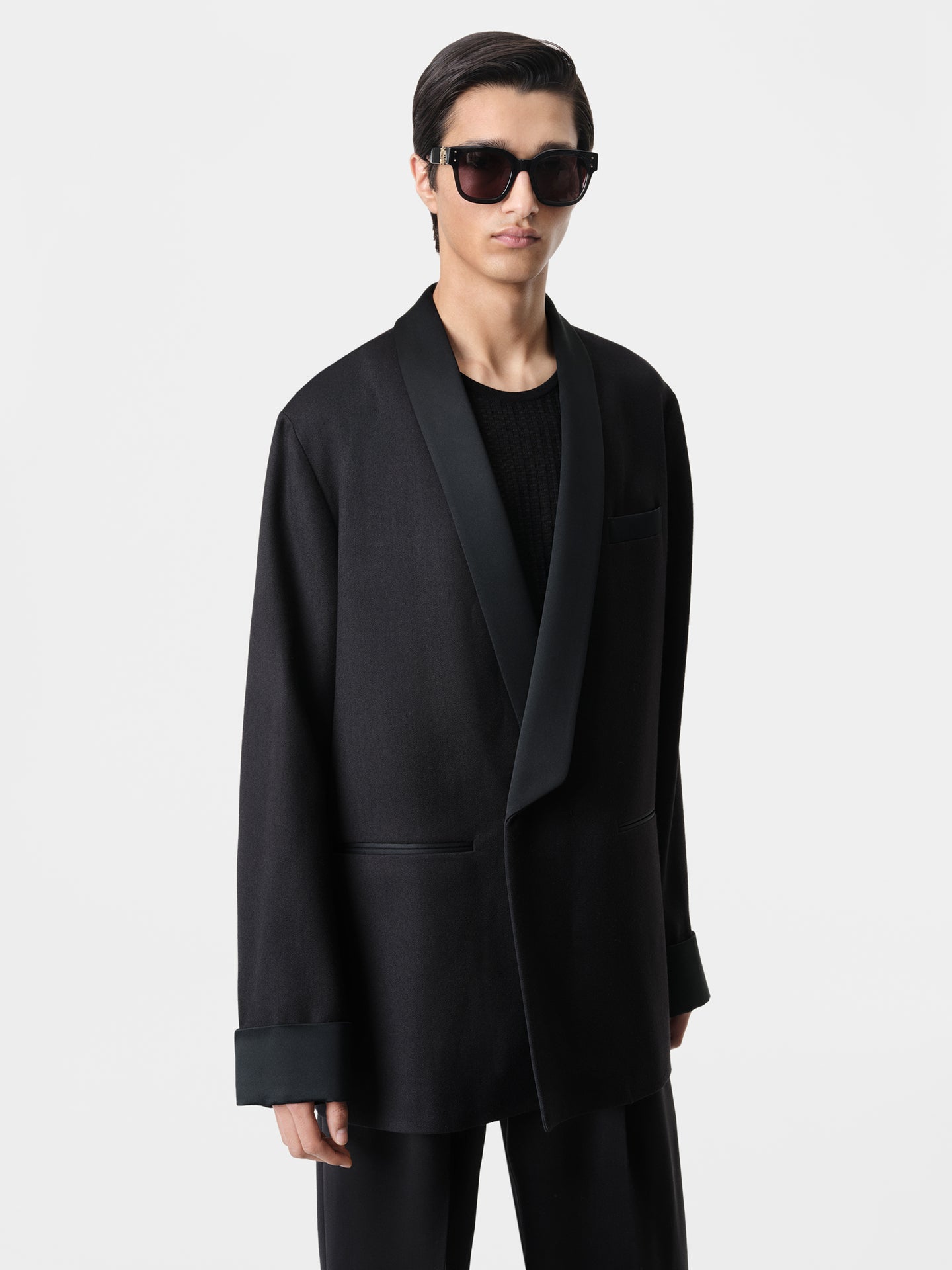 SMOKING JACKET - Black