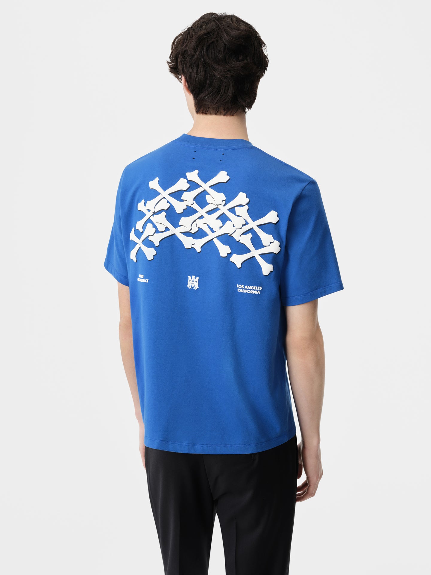 BONES STACKED TEE - Blue