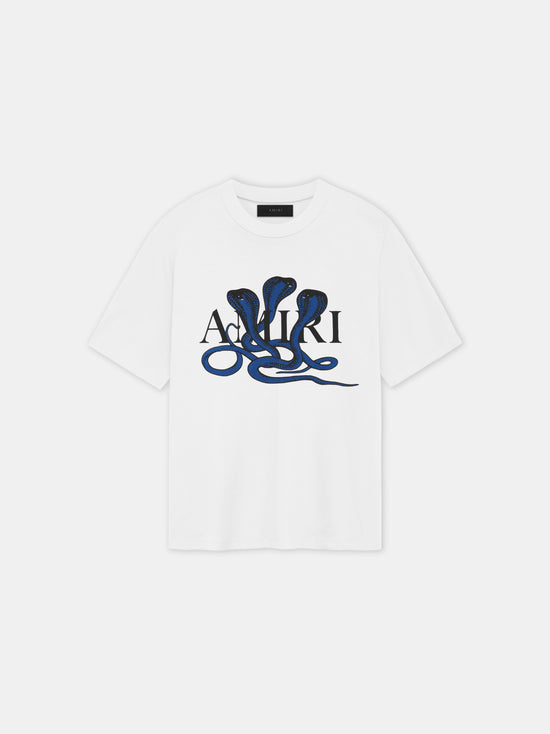 POISON TEE - White Blue