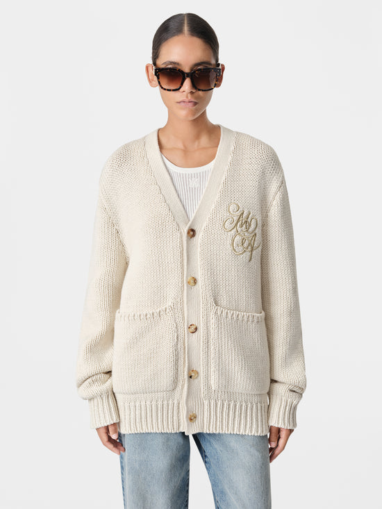 WOMEN - WOMEN'S MA SWIRL CARDIGAN - Alabaster