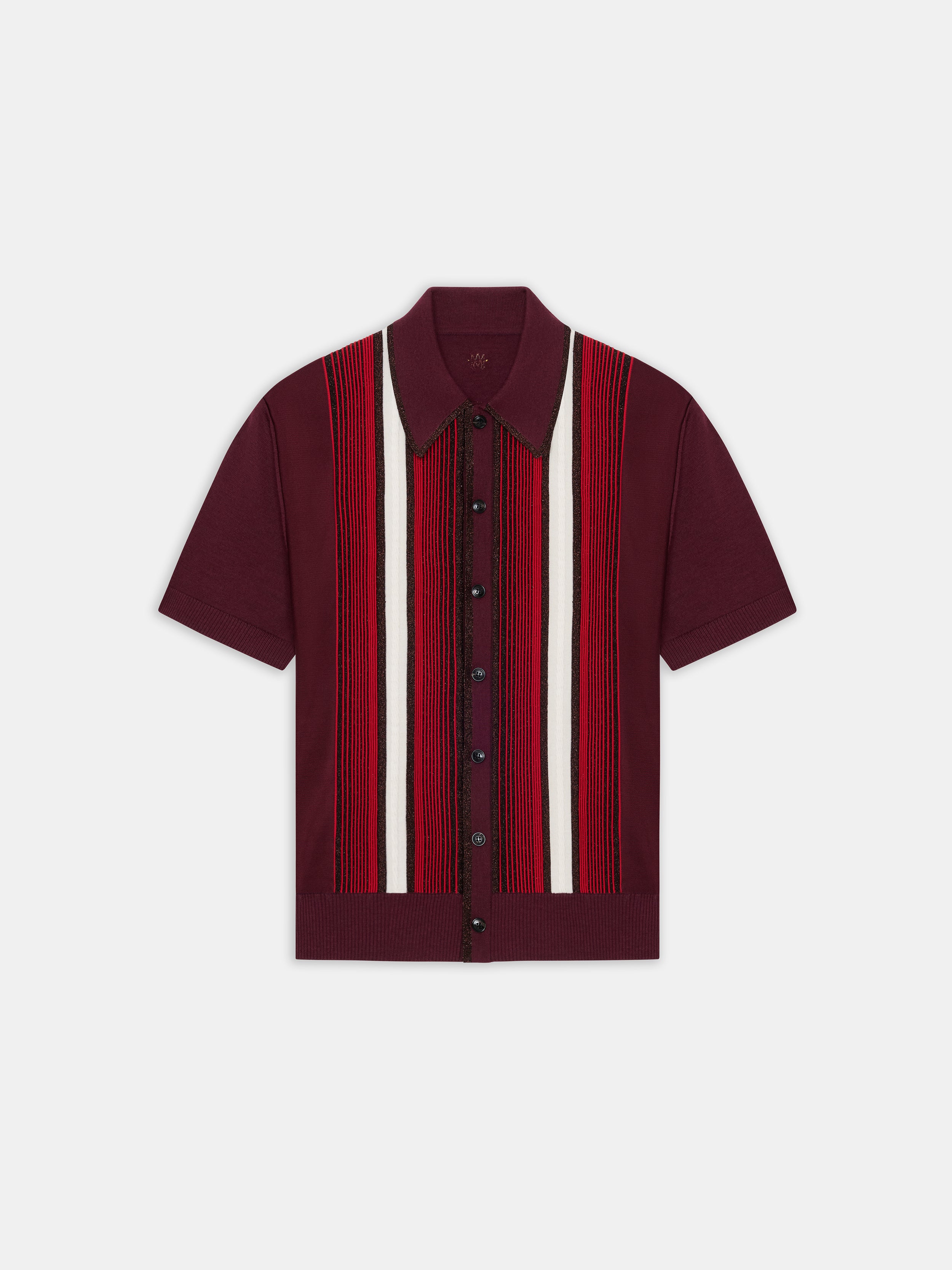 Product EMBELLISHED STRIPED SHIRT - RED featured image