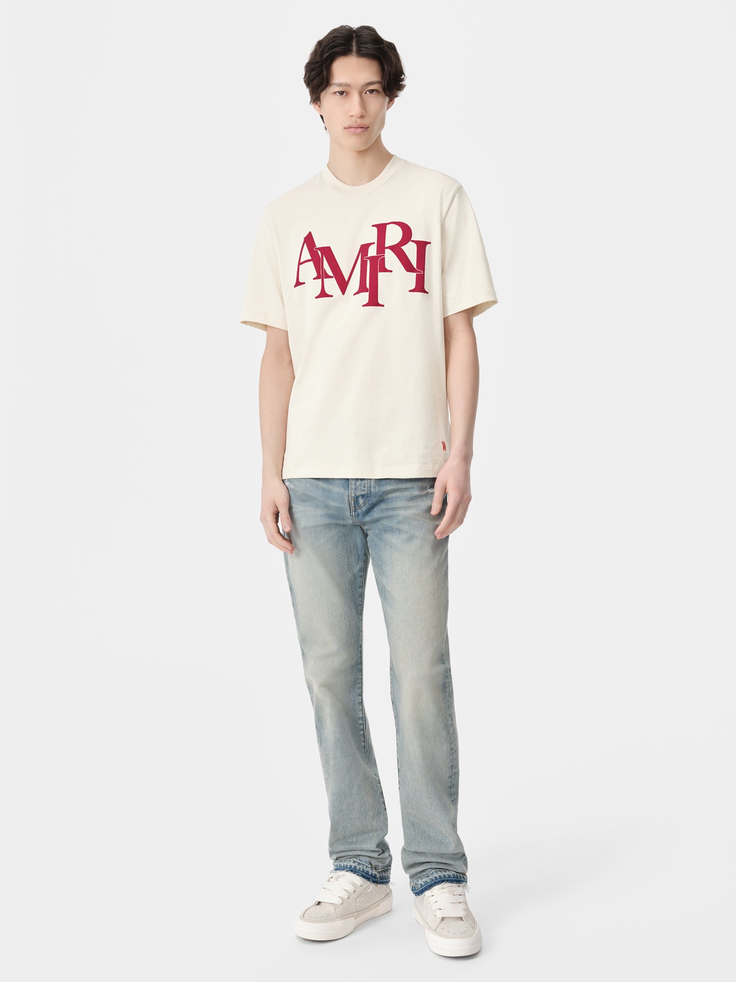 Product AMIRI STAGGERED TEE - Birch featured image