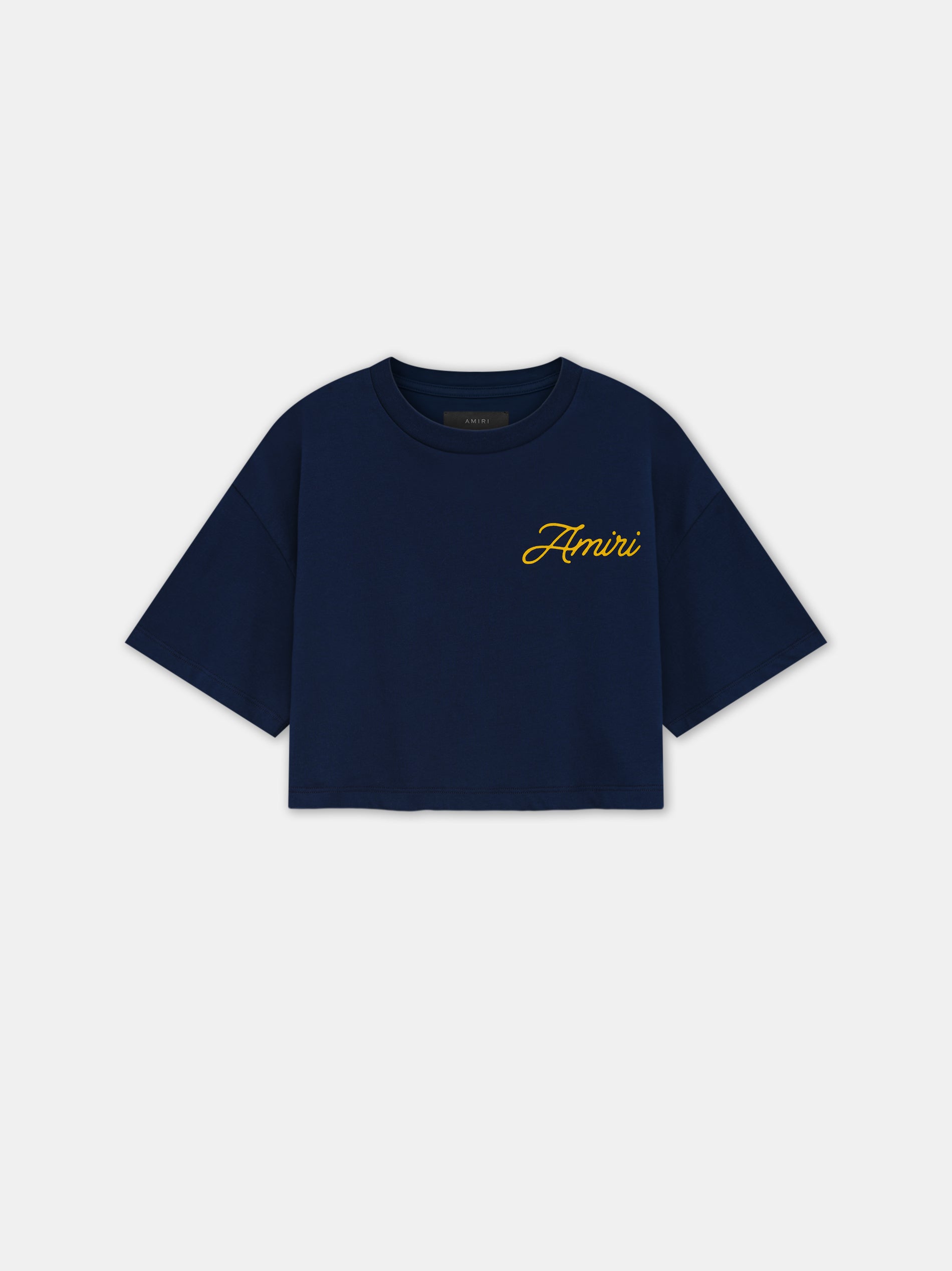 Product WOMEN - WOMEN'S AMIRI DREAMERS CROPPED TEE - Midnight Blue featured image