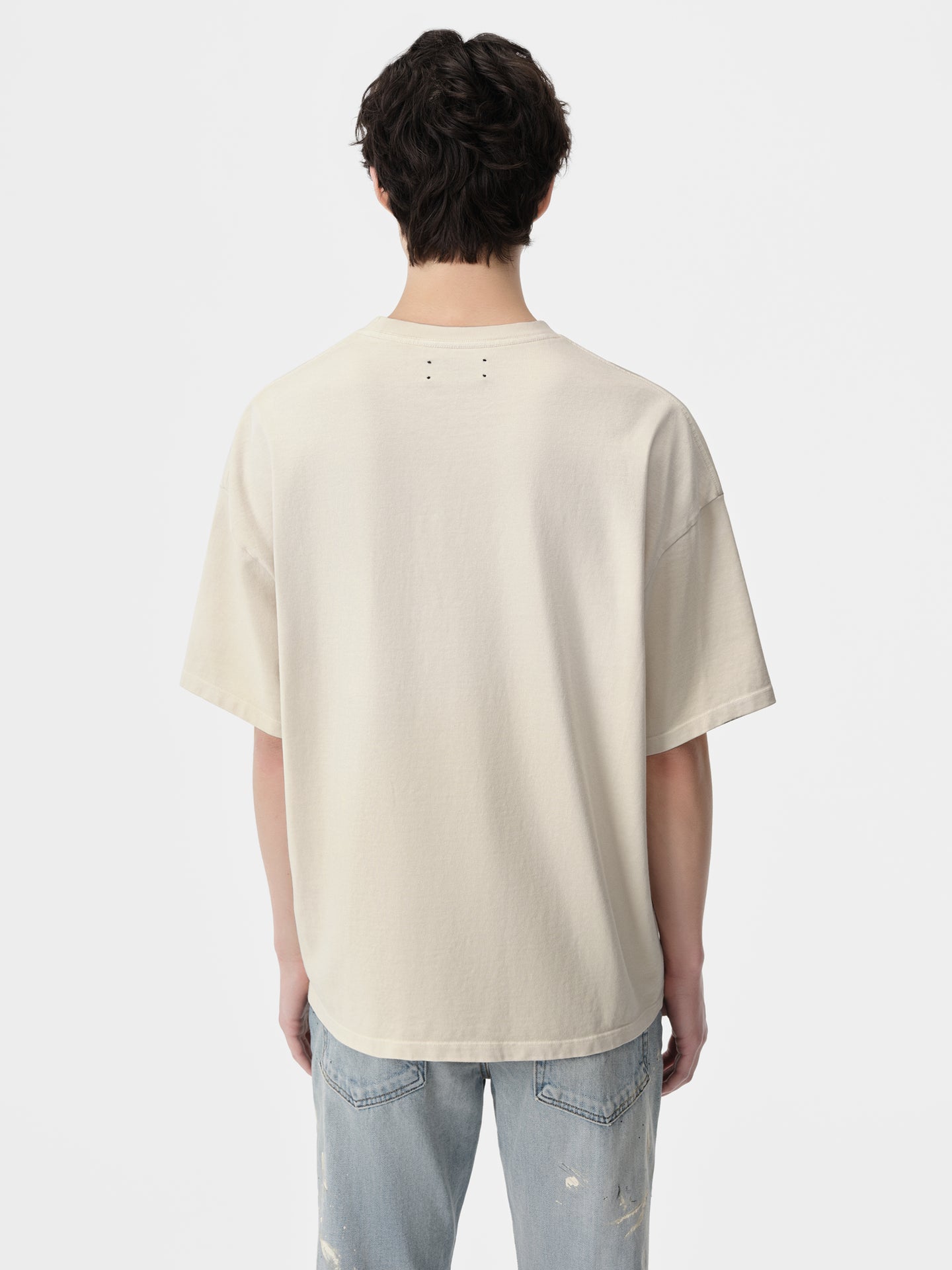 AMIRI VINTAGE OVERSIZED TEE - Birch