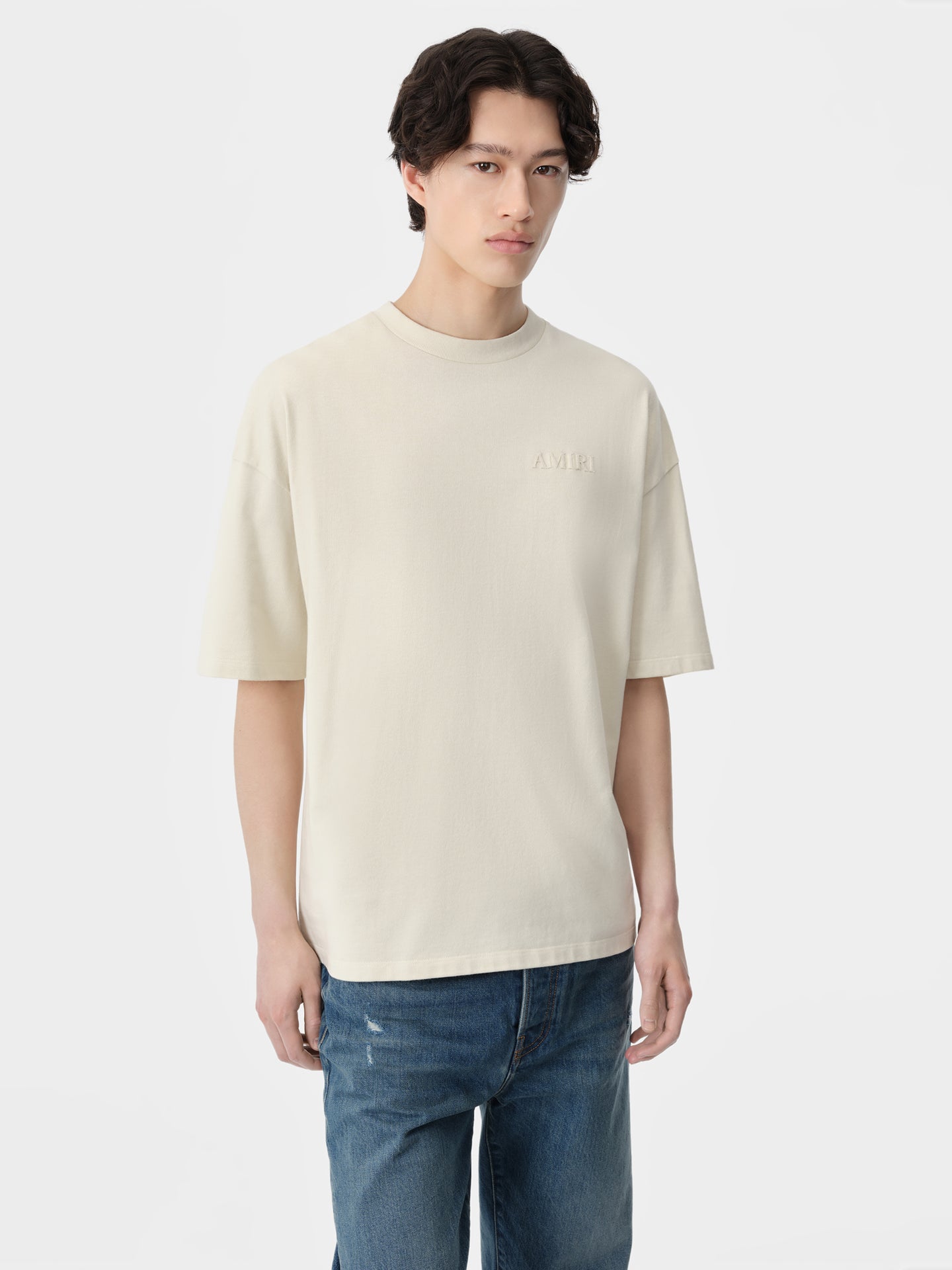 AMIRI OVERSIZED TEE - Birch