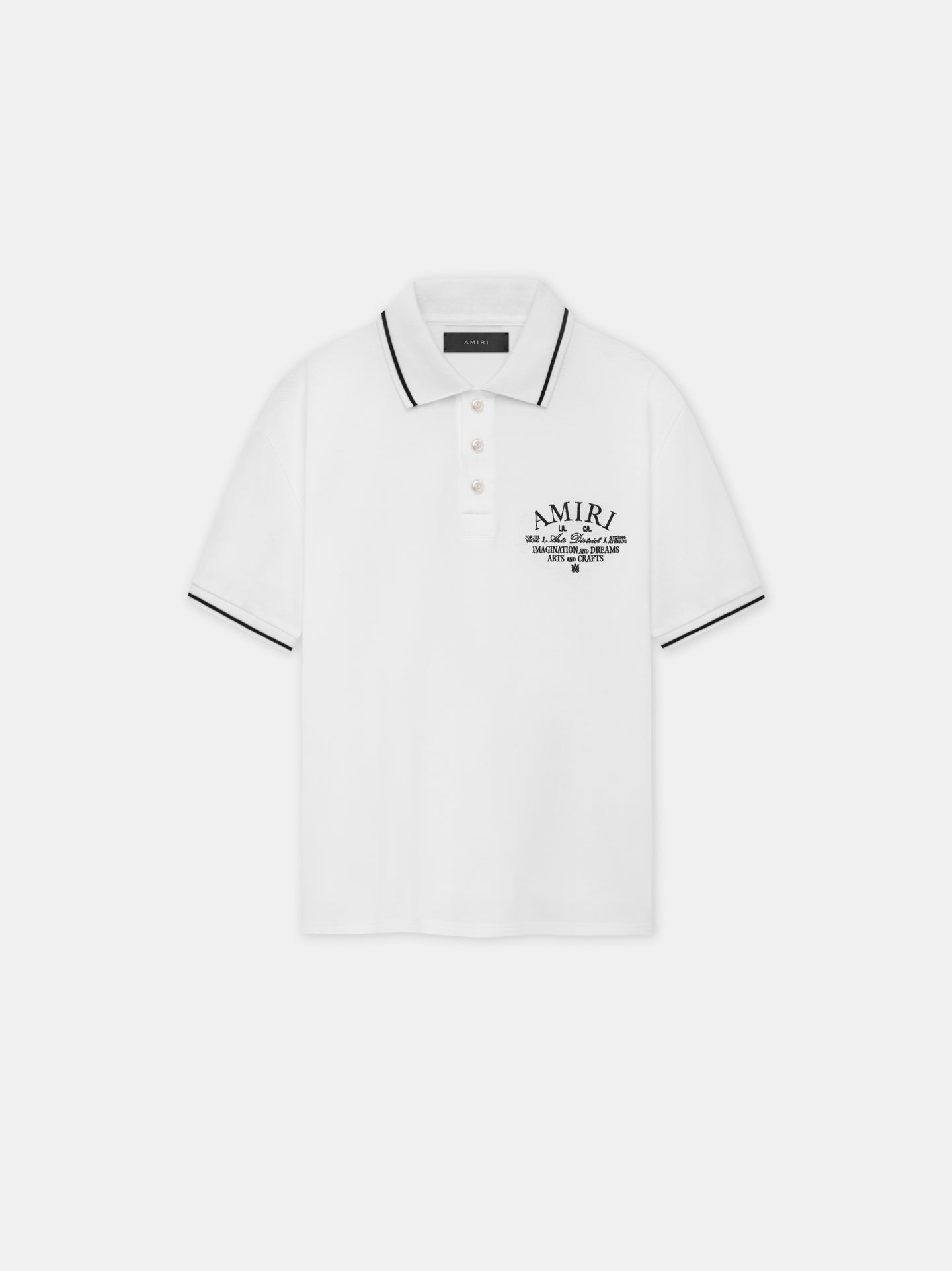 AMIRI ARTS DISTRICT POLO - White