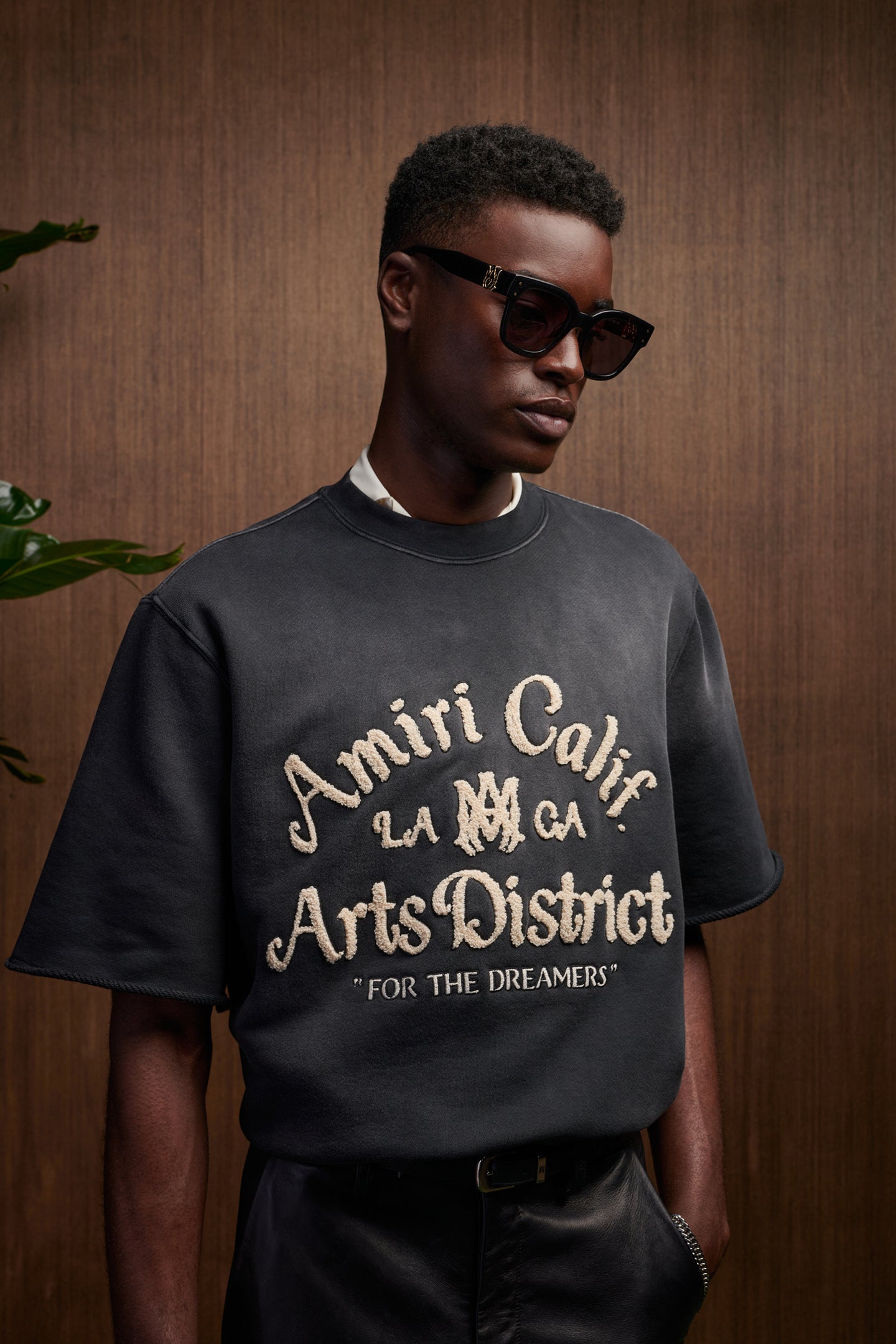 AMIRI ARTS DISTRICT SHORT SLEEVE CREW - Black