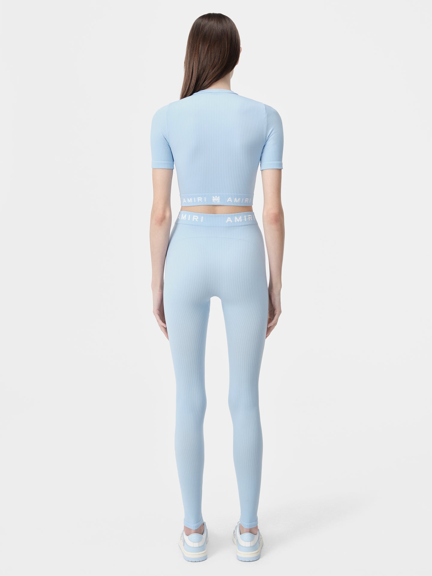 WOMEN - WOMEN'S MA RIBBED SEAMLESS LEGGING - Cerulean