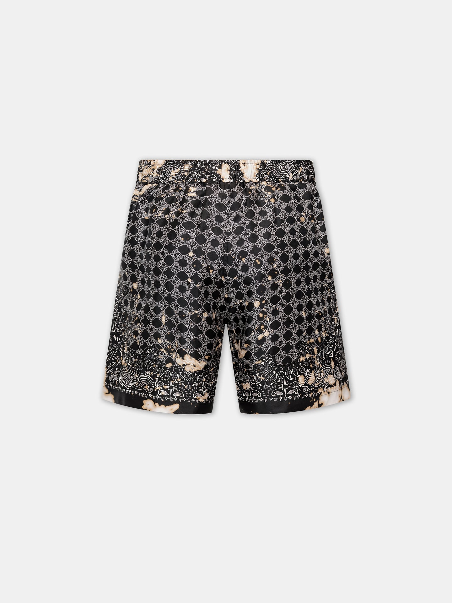 BLEACH BANDANA SHORT - Black - AMIRI