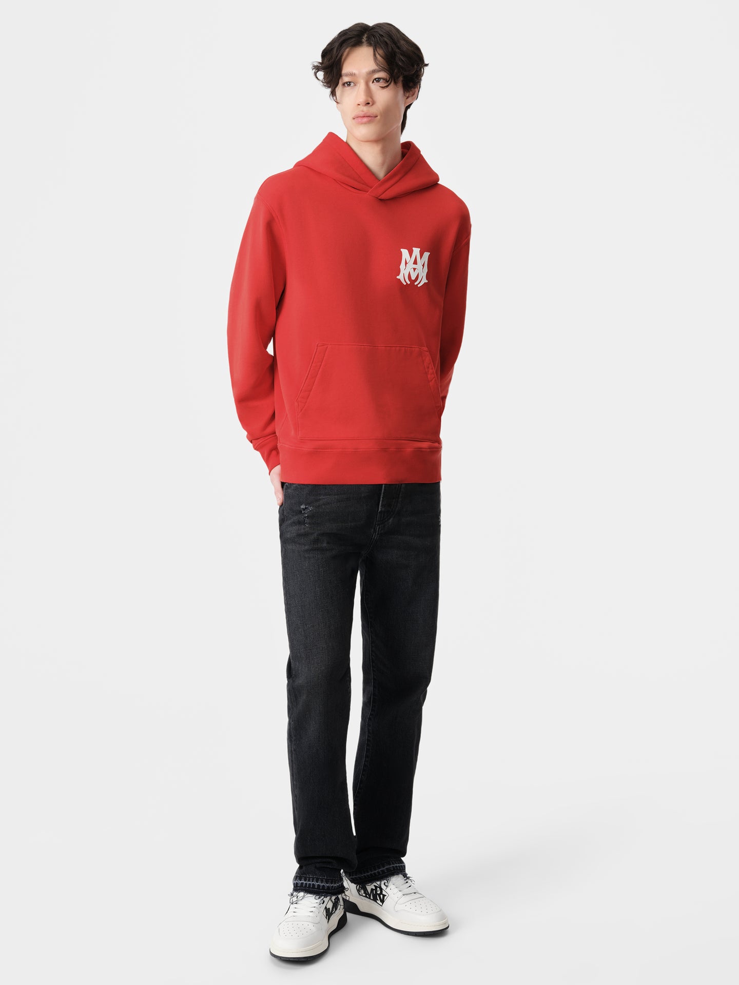 MA CORE LOGO HOODIE - Red