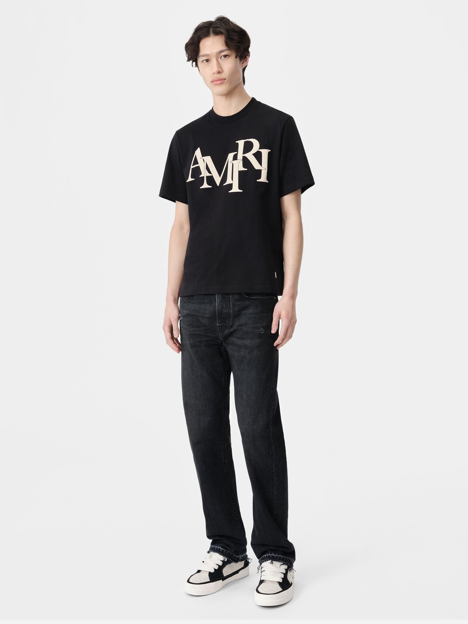Product AMIRI STAGGERED TEE - Black featured image