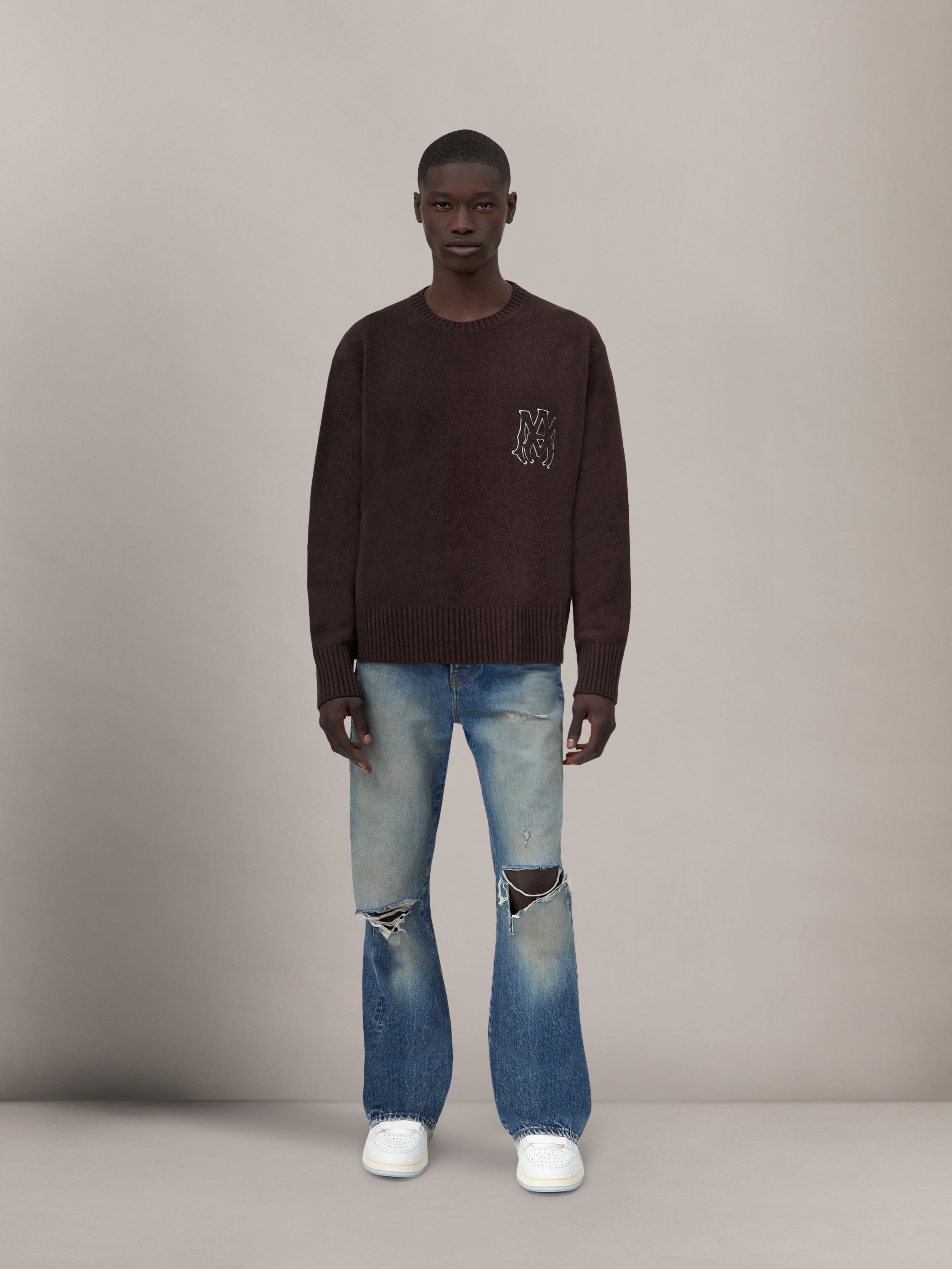 MA SWEATER - Dark Brown | AMIRI